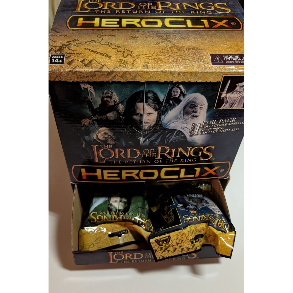 Lord of the Rings + The Hobbit HeroClix Lot - Return‎ of the King Booster Box